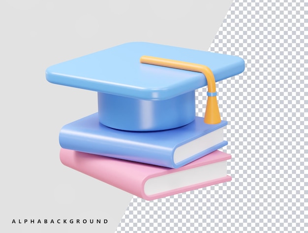 Graduation hat degree icon vector illustration