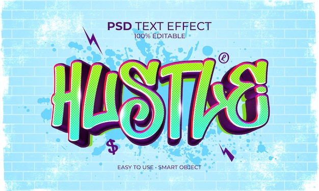 GRAFFITI HUSTLE TEXT EFFECT