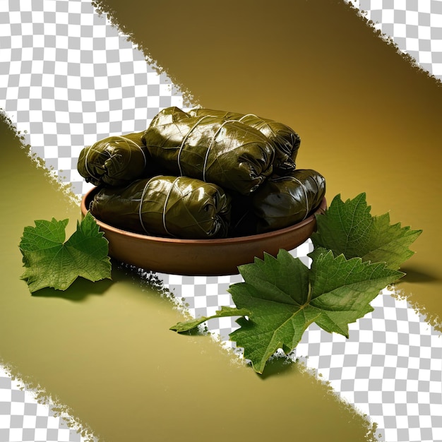 Grape leaves filled with stuffing