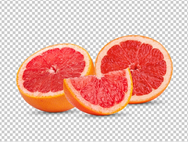 Grapefruit isolated on white background