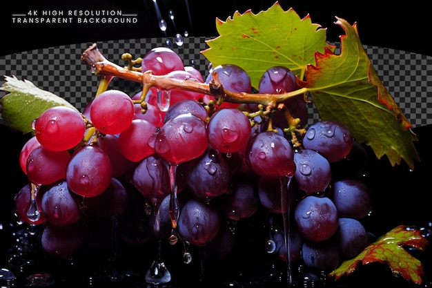 grapes juicy splashes and organic grapes a refreshing symphony of fruit goodness PNG