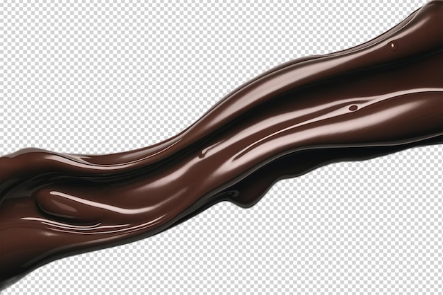 PSD a graphic of a chocolate with the words chocolate on transparent background