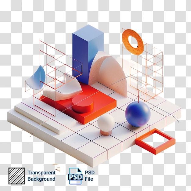 a graphic of a diagram with a blue and red box on the top