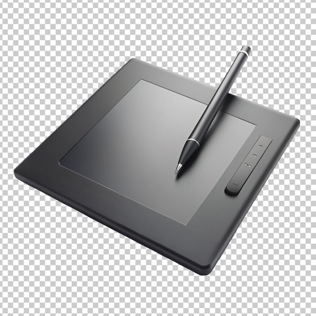 graphics tablet on transparent background