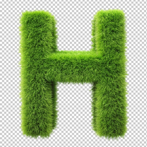 grass alphabet h