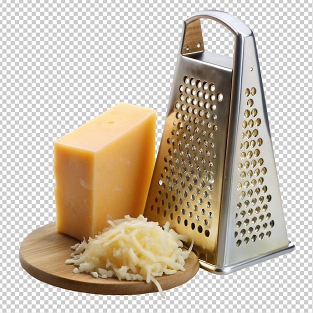 PSD grater and cheese transparent background