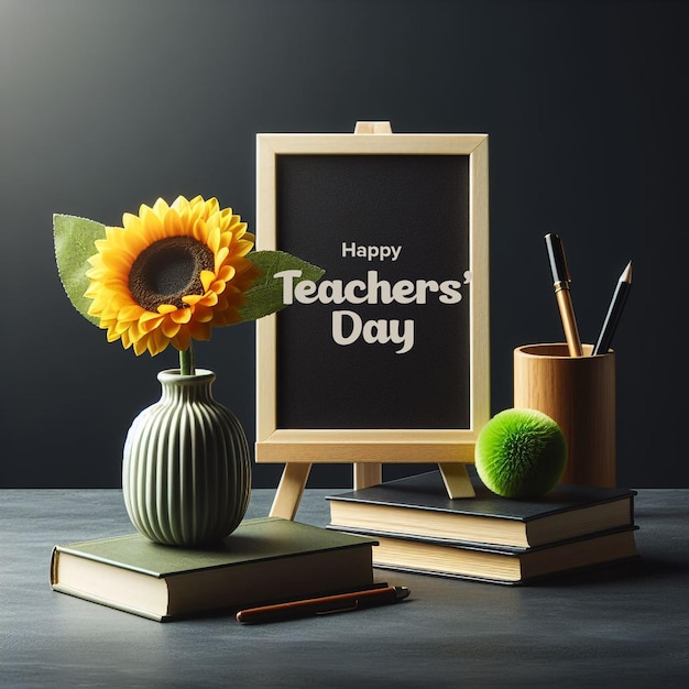 PSD gratitude for teachers teachers day psd template