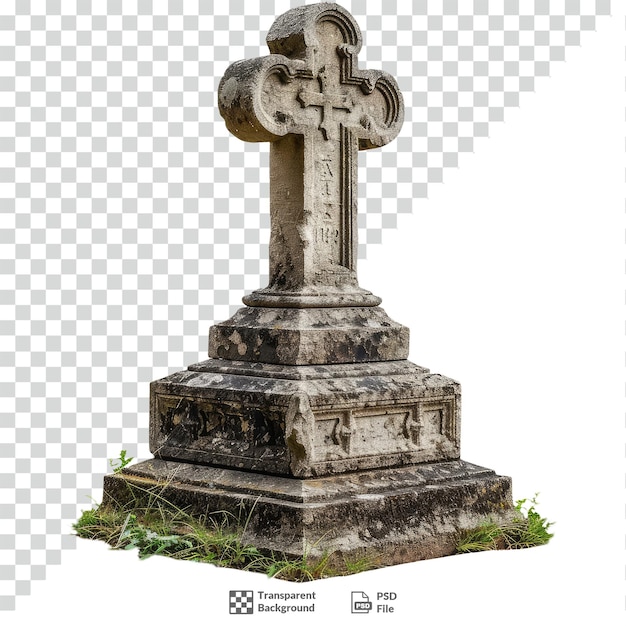 PSD grave transparent background