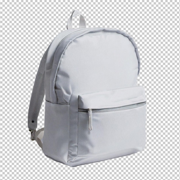 PSD a gray backpack with a strap that says quot s quot on it