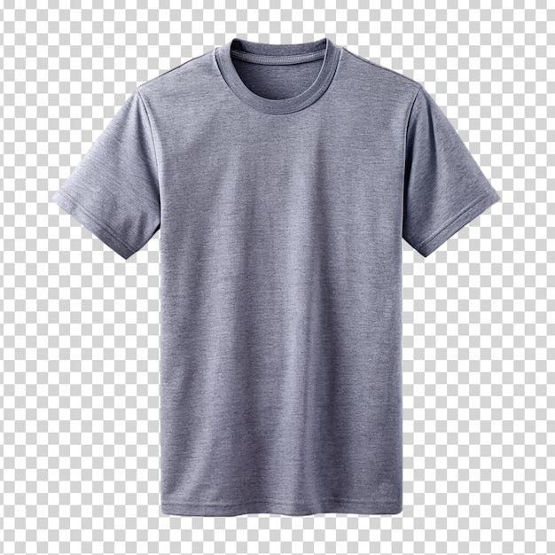 PSD a gray tshirt on a mannequin on transparent background