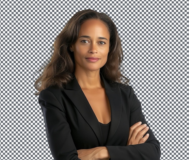 PSD great isabel dos santos businesswoman isolated on transparent background