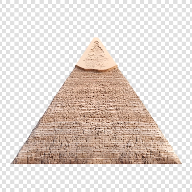 PSD great pyramid of giza on a transparent background