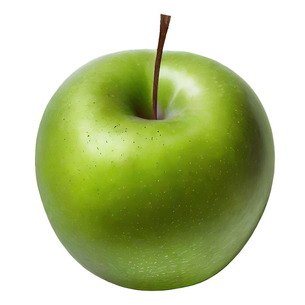 Green apple cutout