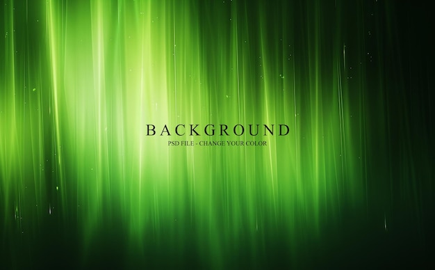 PSD a green background with the words backlit on it