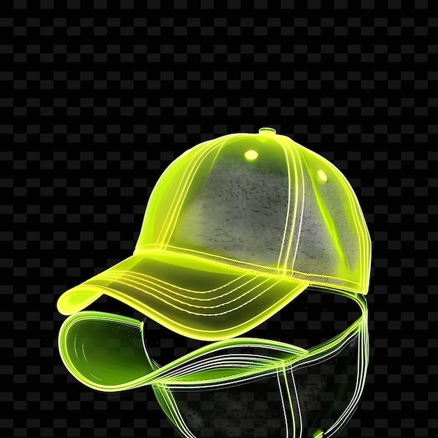 a green baseball cap with a yellow cap that says quot goggles quot