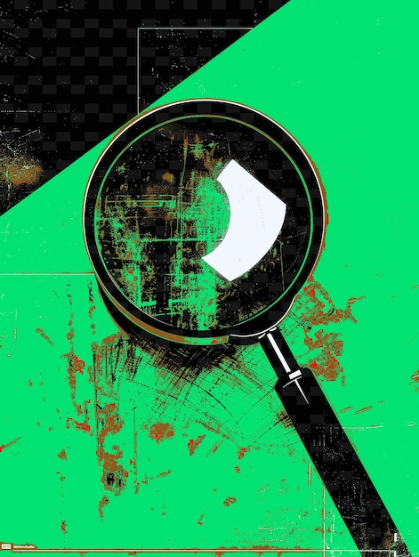 PSD a green and black poster with a knife in it