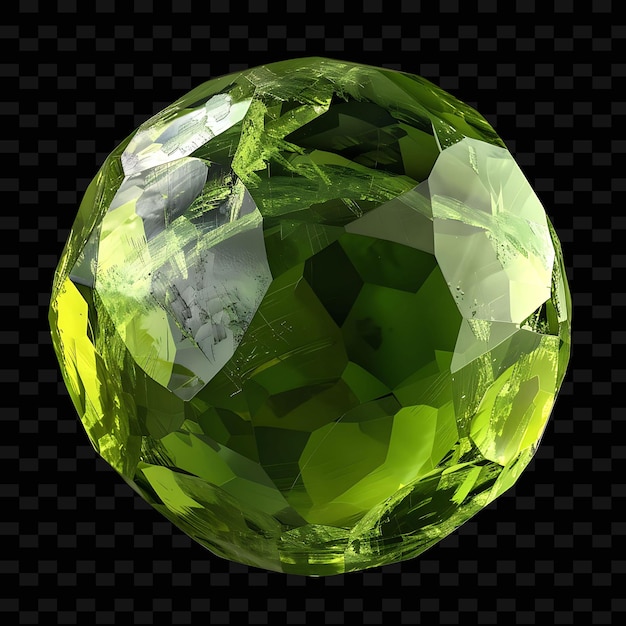 a green diamond with a green diamond on it