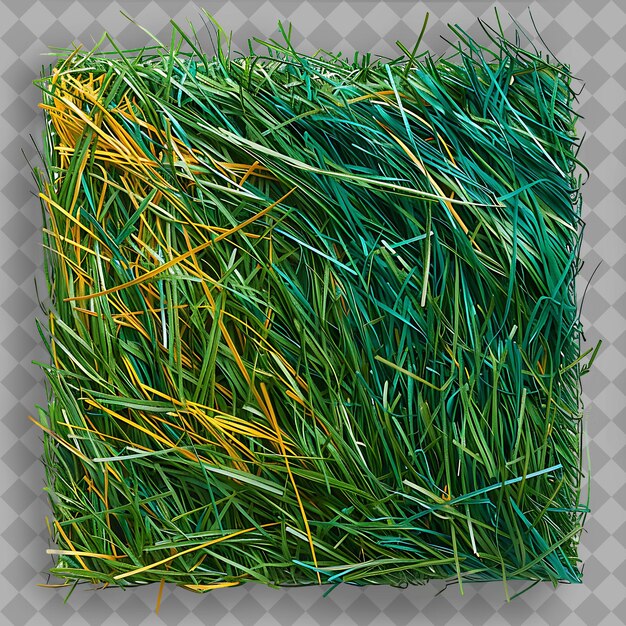 PSD a green grass with yellow and green strips on it