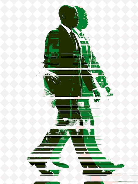 PSD a green and green poster with a man walking in front of a sign that says quot a man quot