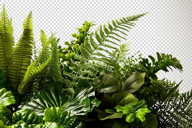 Green Leaves on Transparent background