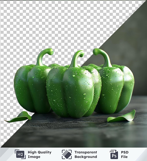 green peppers in a bowl on a wooden table