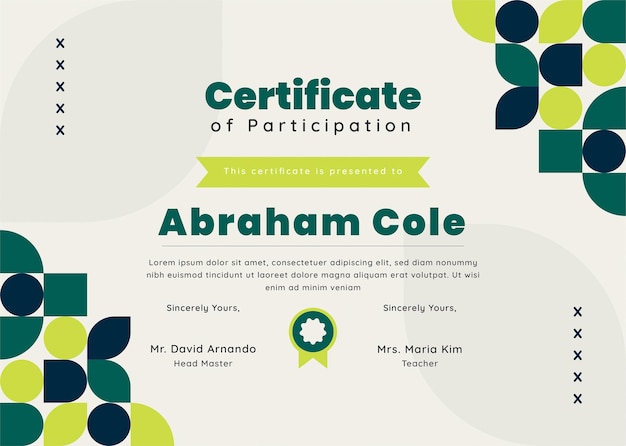 Greendy Bauhaus Certificate