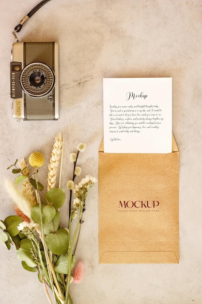 Greeting card mockup