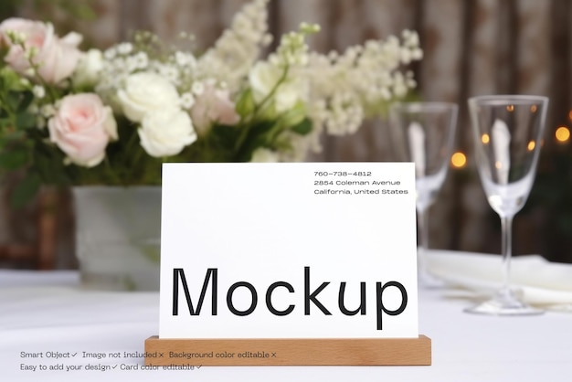 Greeting card Mockup