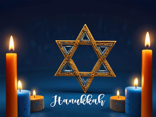 PSD a greeting card with a star that saysjewish jewish jewish jewish jewishon it