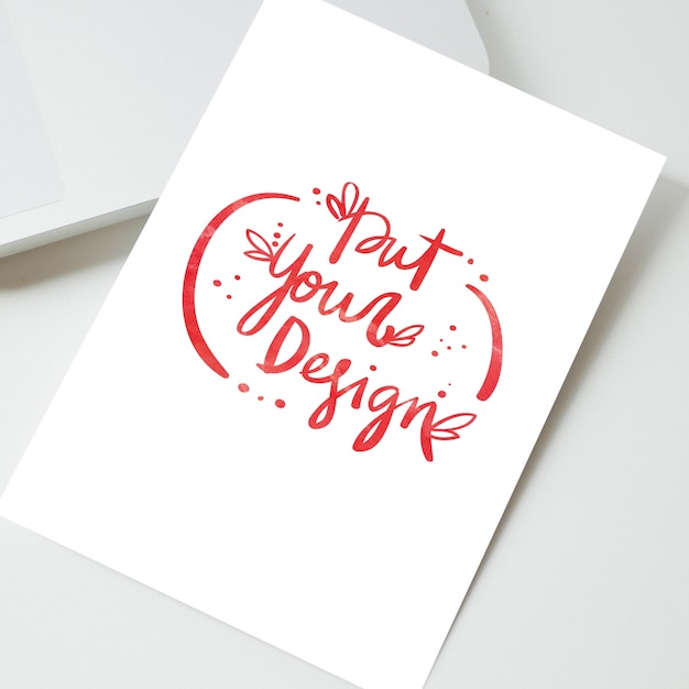 Greeting cards template design