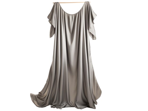 Grey woman dress isolated