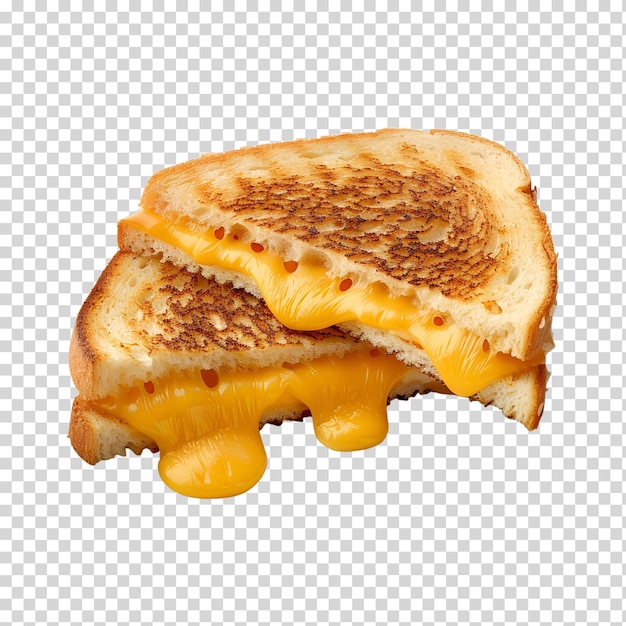 PSD grilled cheese isolated on transparent background