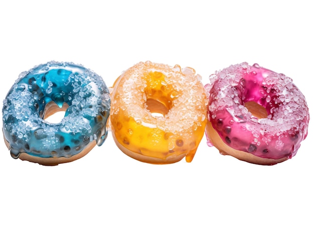 PSD a group of colorful donuts