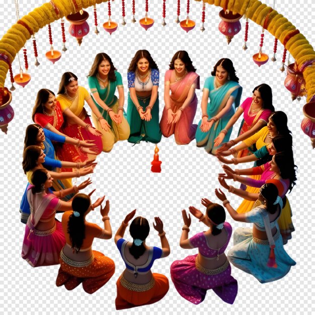 PSD a group of women in colorful outfits sit in a circle with the word quot peace quot on it