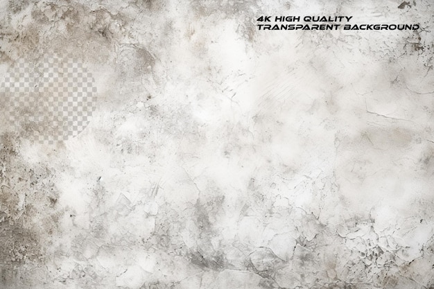 Grunge dust texture on a white background in 16k HDR resolution on transparent background