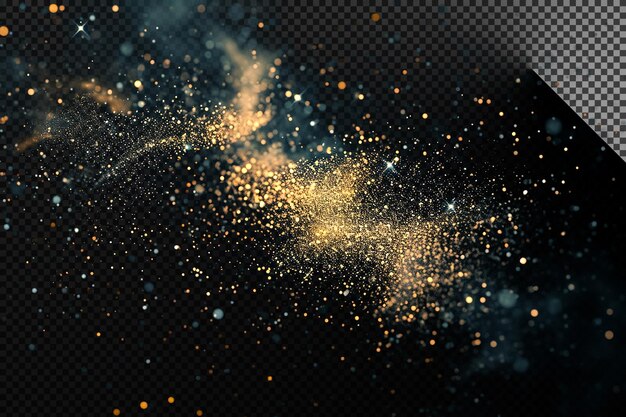 PSD grunge smoke and dust particles on a transparent background