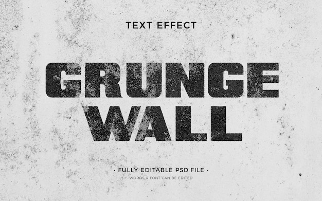 Grunge text effect