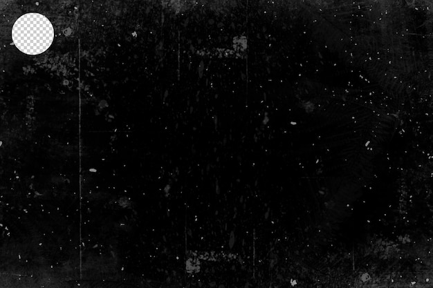 Grunge texture overlay on transparent background