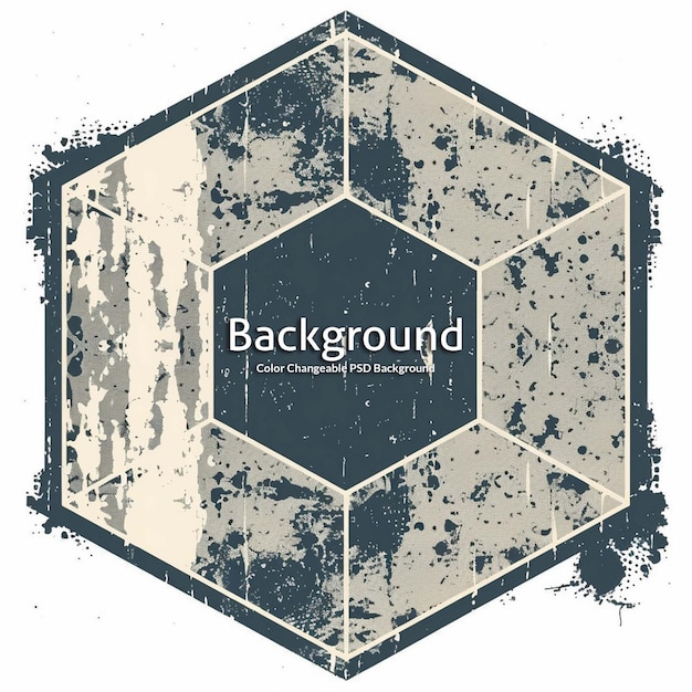 PSD grungy frame paint background