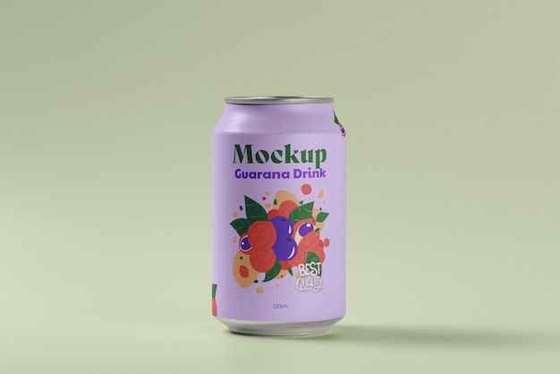 Guarana packaging mockup design