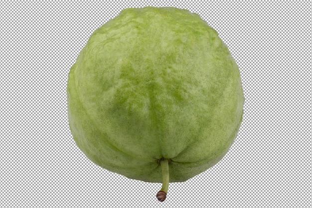 Guava fruit isolated on a transparent background