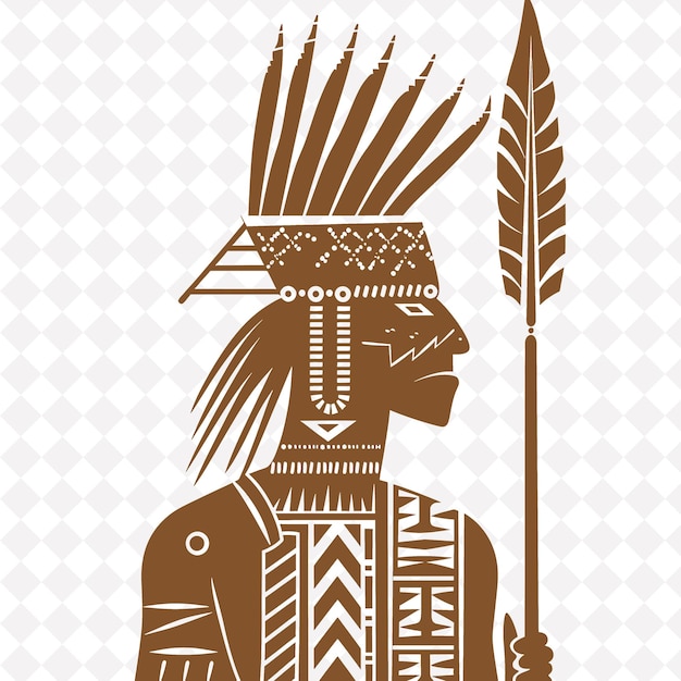 Guerreros Campaign With a HandDrawn Icon Showcasing a Warri Mexico Culture Symbol Designs