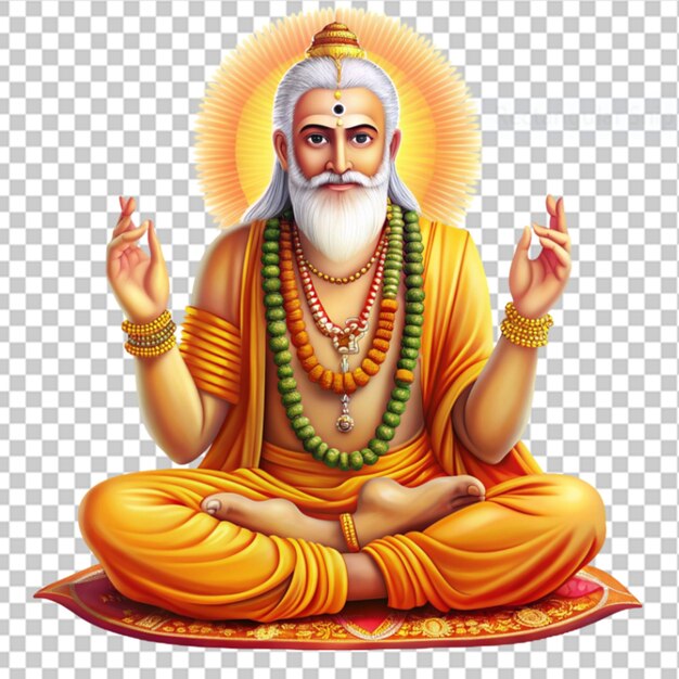 guru purnima on transparent background