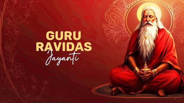 PSD guru ravidas jayanti guru ravidas is a famous poet saint and philosopher of india