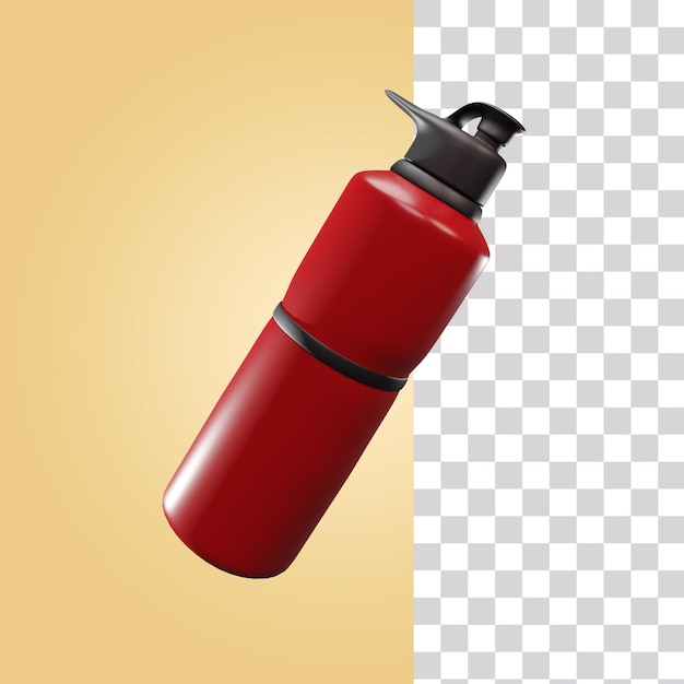 Gym bottle 3d illustration