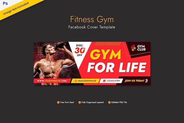 gym fitness facebook cover