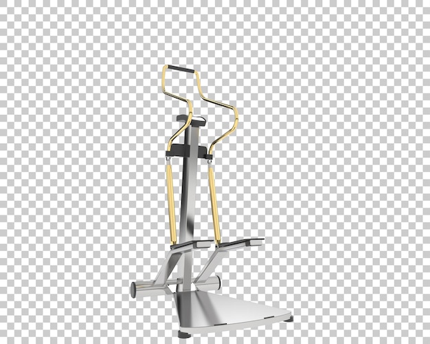 Gym stepper on transparent background 3d rendering illustration