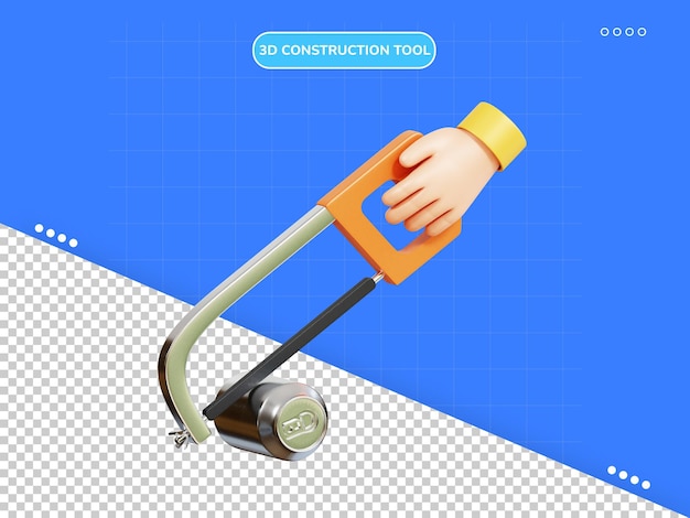 Hack saw 3d icon