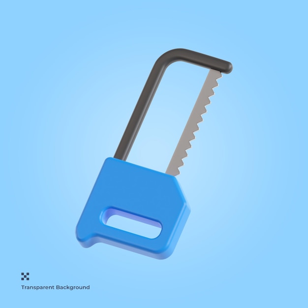 Hacksaw 3D Icon