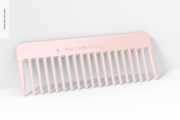 Hair Comb Mockup, Leaned